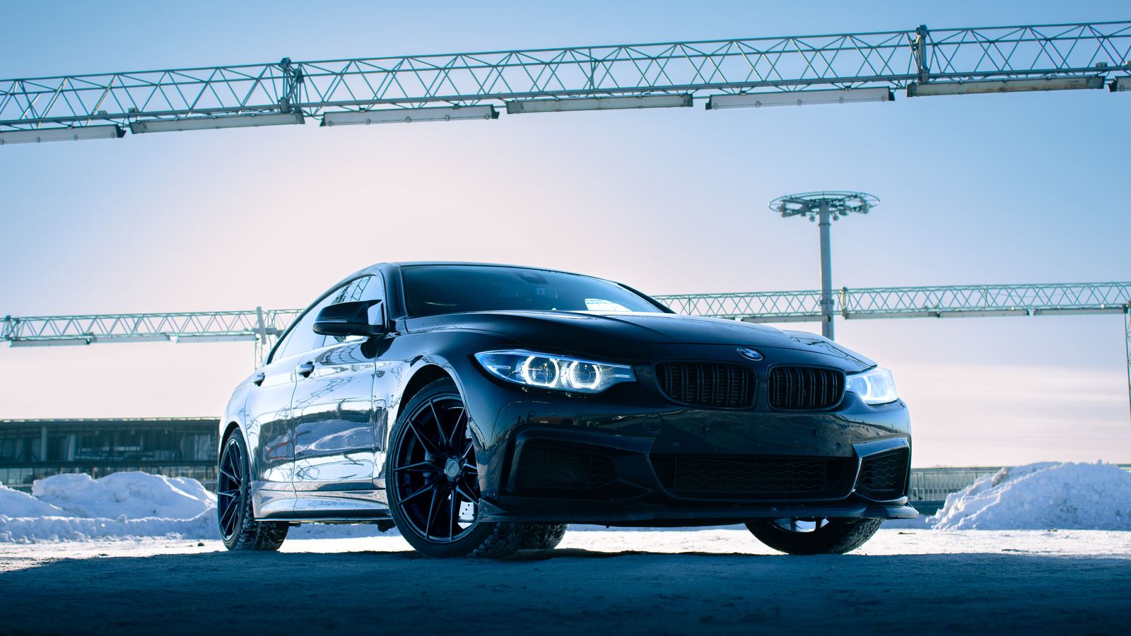 BMW 4-series three-quarter against the sky