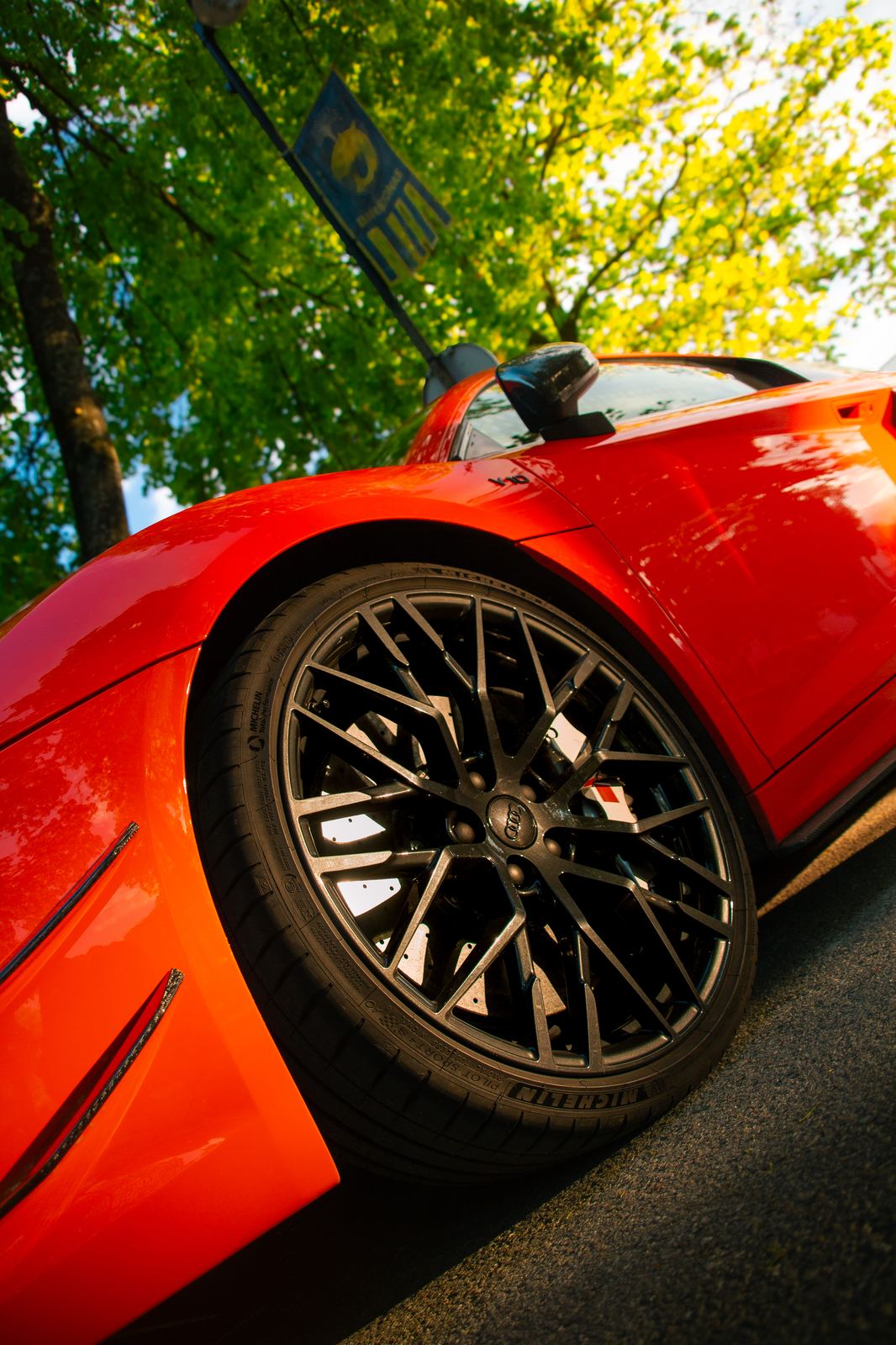 Wheel and fender detail